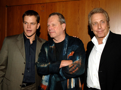 Matt Damon, Terry Gilliam and Charles Roven at event of The Brothers Grimm (2005)