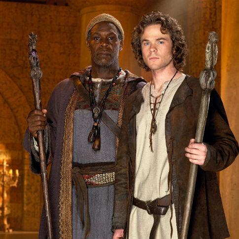 Still of Danny Glover and Shawn Ashmore in Earthsea (2004)