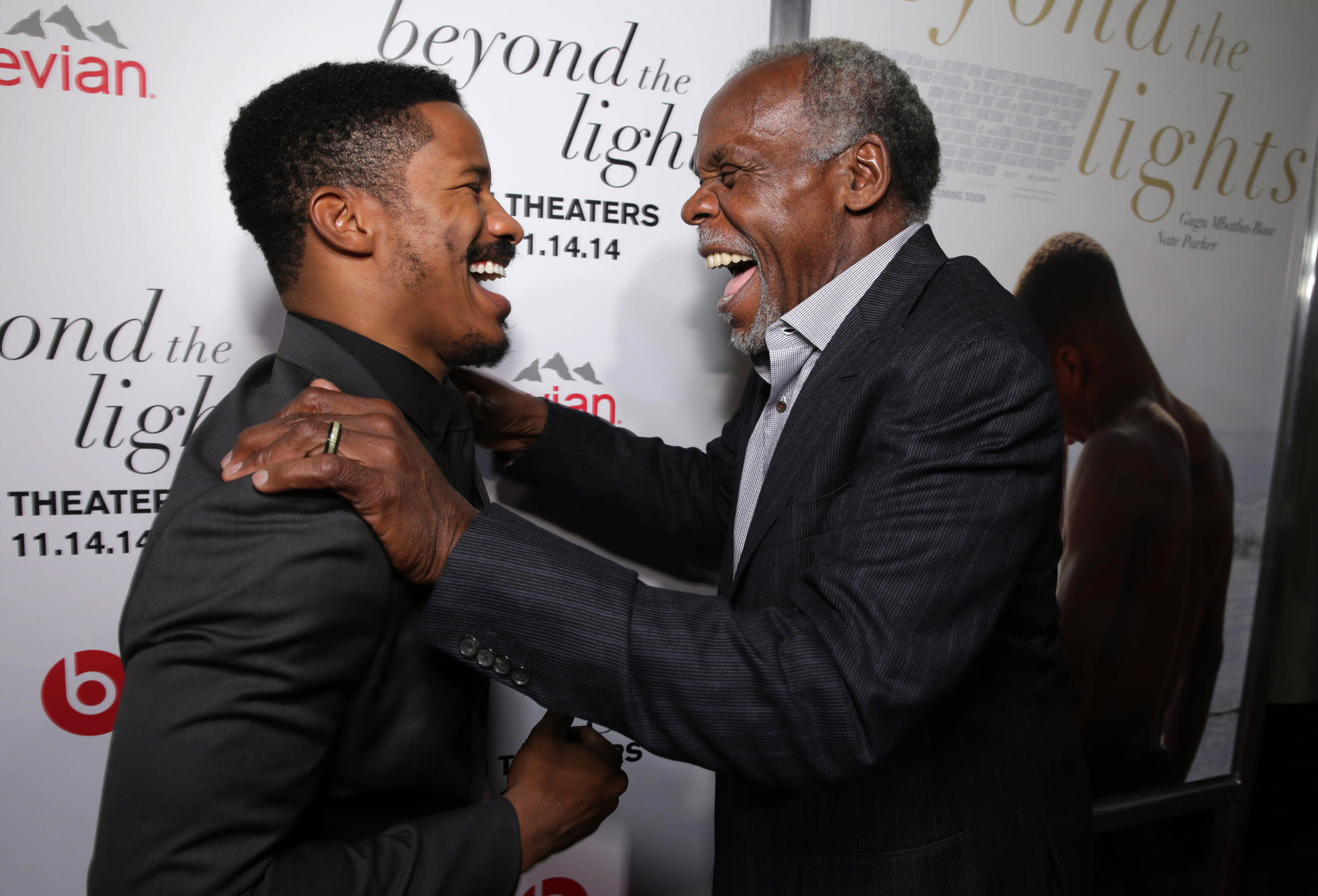 Danny Glover and Nate Parker at event of Beyond the Lights (2014)