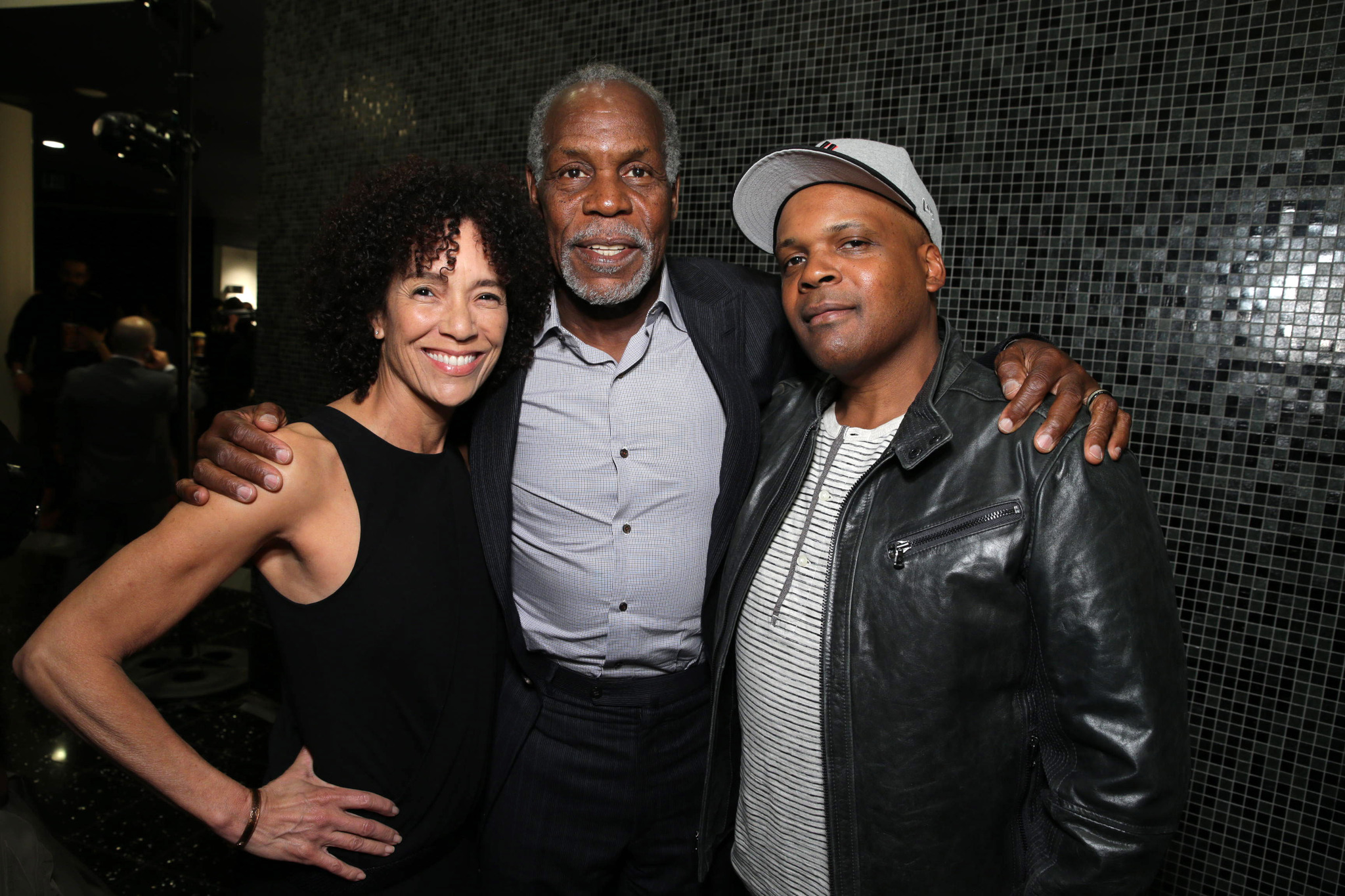 Danny Glover, Stephanie Allain and Reggie Rock Bythewood at event of Beyond the Lights (2014)