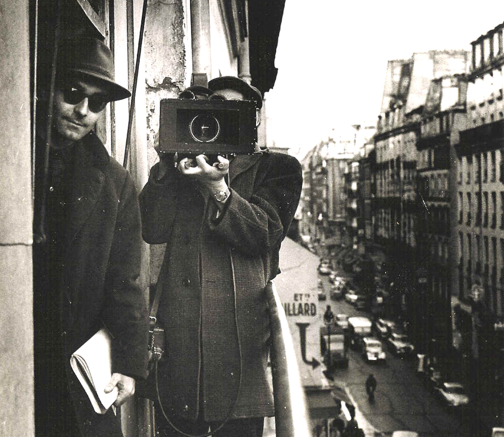 Still of Jean-Luc Godard in Une femme est une femme (1961)