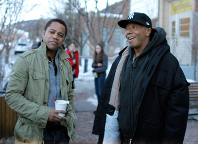 Cuba Gooding Jr. and Russell Simmons
