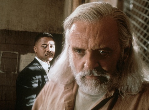 Still of Anthony Hopkins and Cuba Gooding Jr. in Instinct (1999)