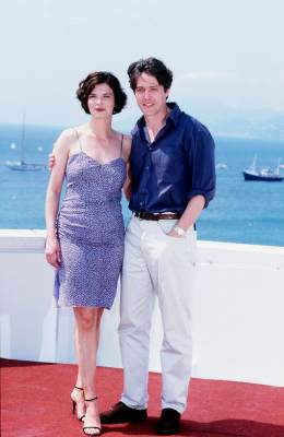 Hugh Grant and Jeanne Tripplehorn