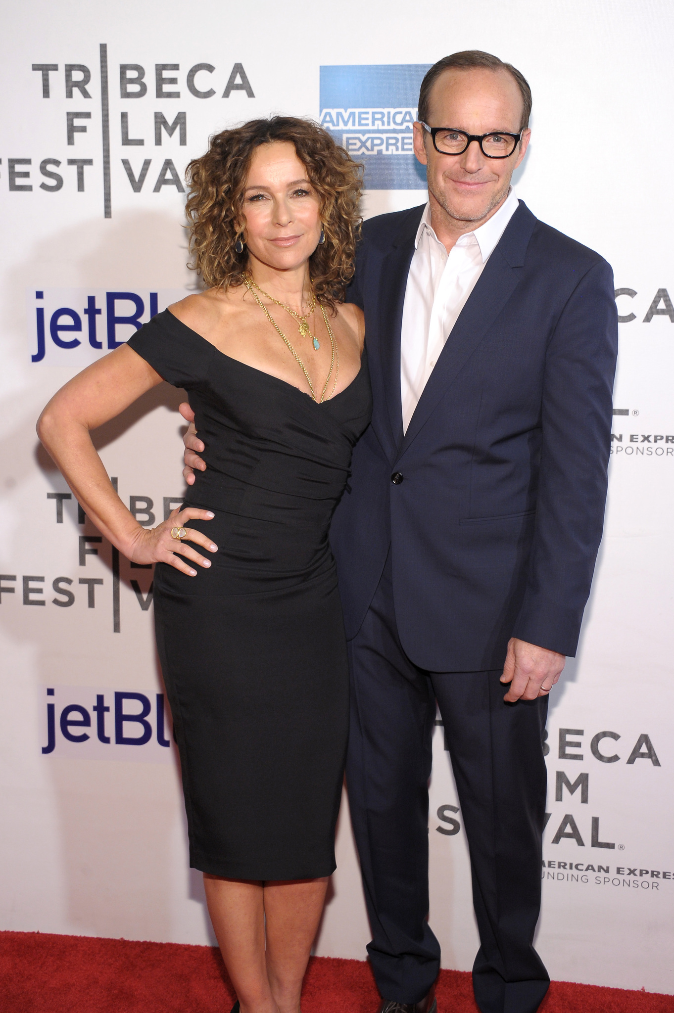Jennifer Grey and Clark Gregg at event of Trust Me (2013)