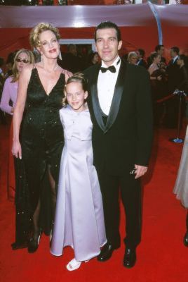 Antonio Banderas, Melanie Griffith and Dakota Johnson