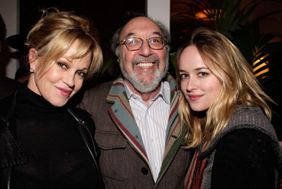 Melanie Griffith, James L. Brooks and Dakota Johnson