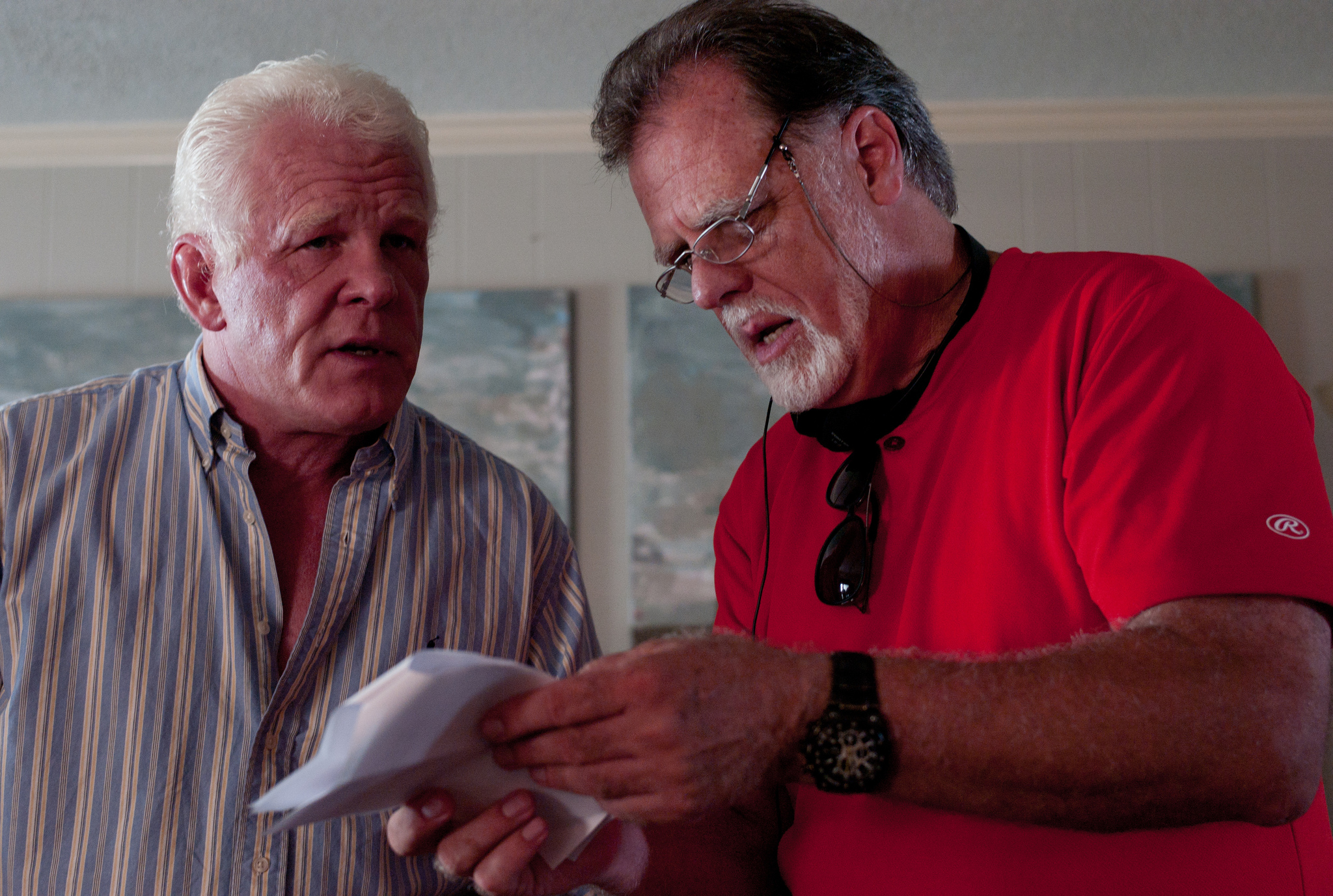 Still of Taylor Hackford and Nick Nolte in Parkeris (2013)