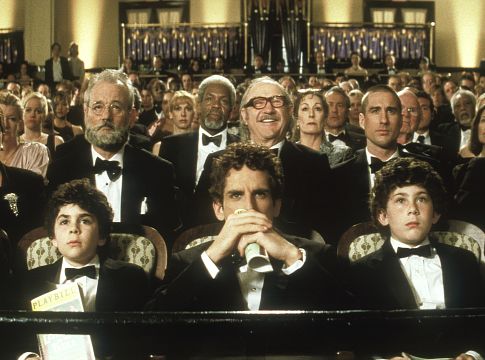 Still of Bill Murray, Danny Glover, Gene Hackman, Anjelica Huston, Ben Stiller, Luke Wilson, Jonah Meyerson and Grant Rosenmeyer in The Royal Tenenbaums (2001)