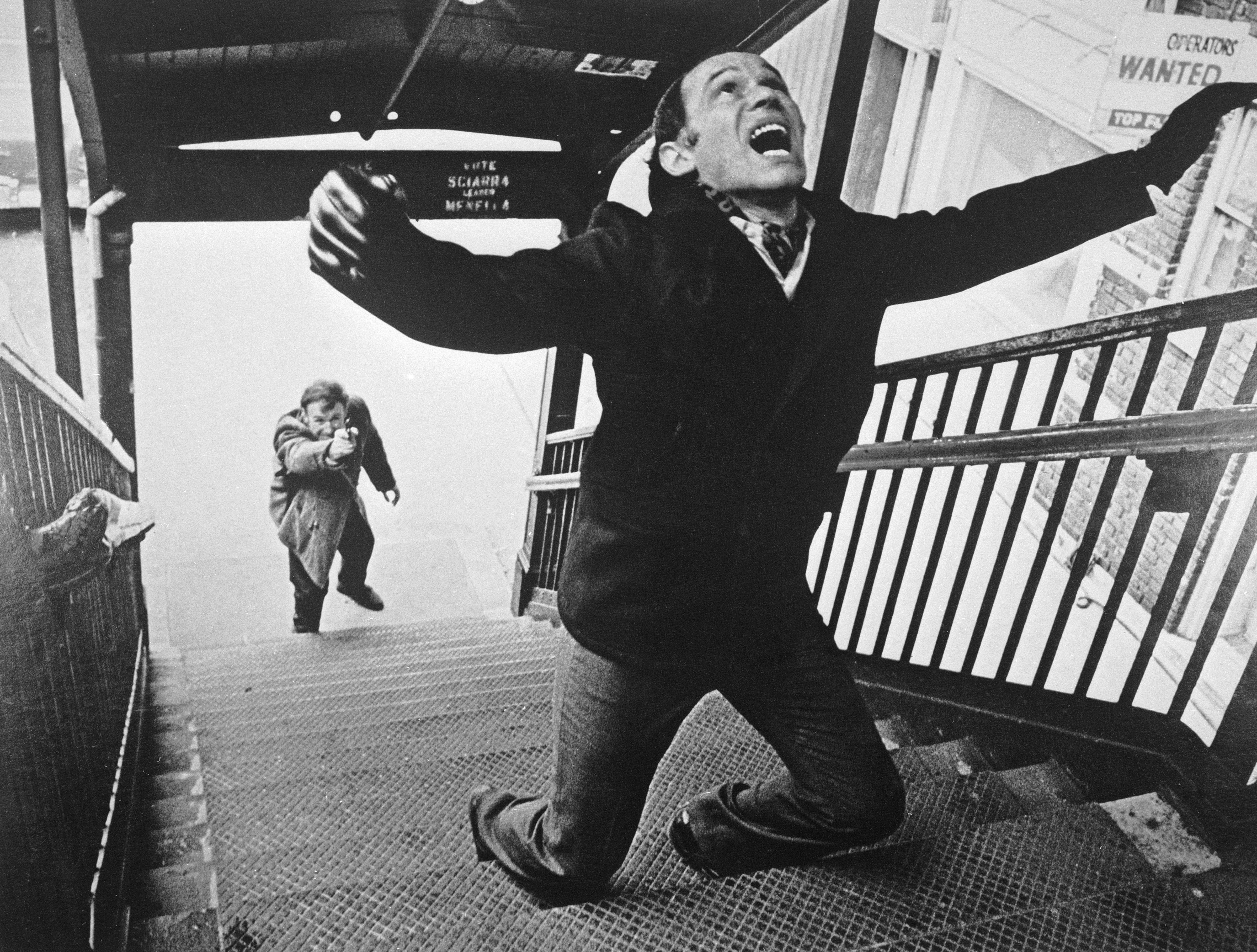 Still of Gene Hackman and Marcel Bozzuffi in Prancuzu rysininkas (1971)