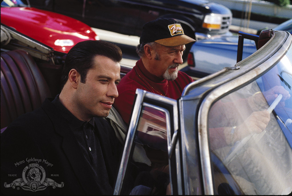 Still of John Travolta and Gene Hackman in Get Shorty (1995)