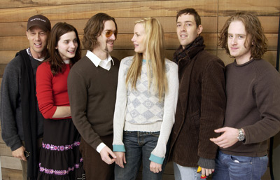 Daryl Hannah, Ben Foster, Jon Gries, Michele Hicks and Michael Polish at event of Northfork (2003)