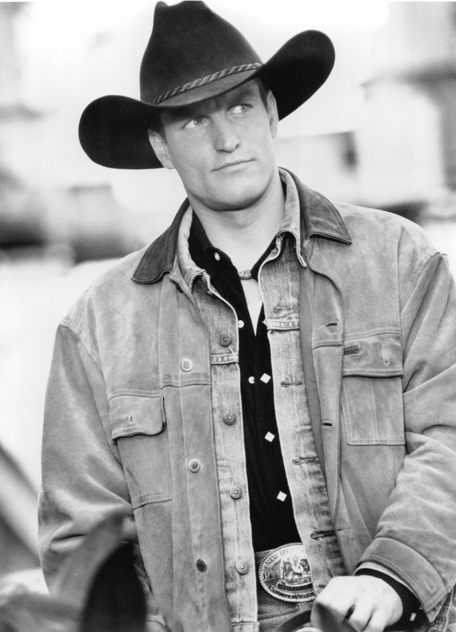 Still of Woody Harrelson in The Cowboy Way (1994)