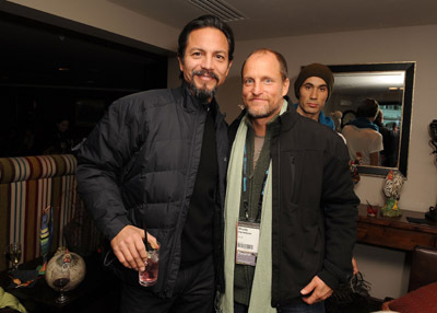 Woody Harrelson and Benjamin Bratt