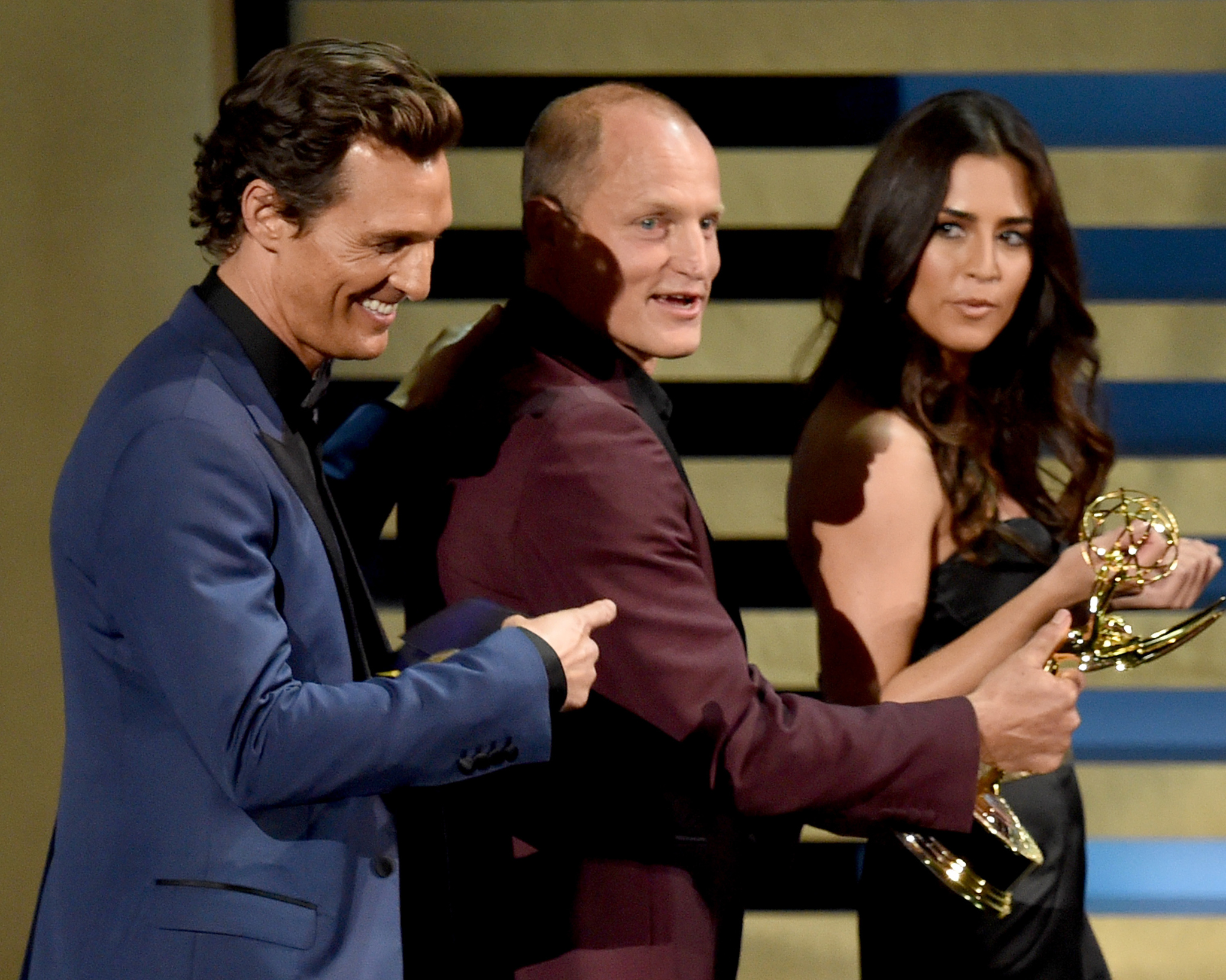 Matthew McConaughey and Woody Harrelson at event of The 66th Primetime Emmy Awards (2014)