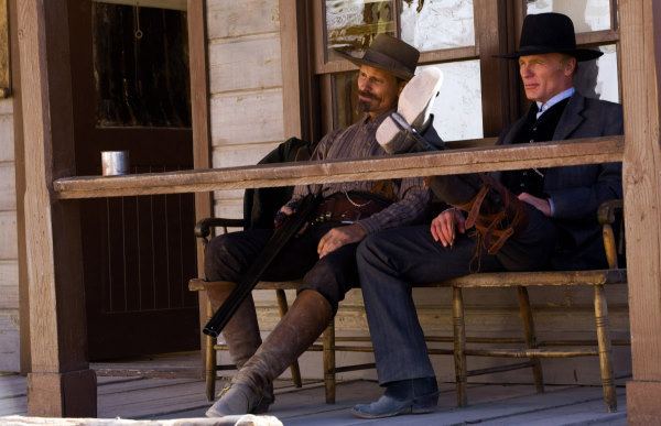 Still of Ed Harris and Viggo Mortensen in Appaloosa (2008)