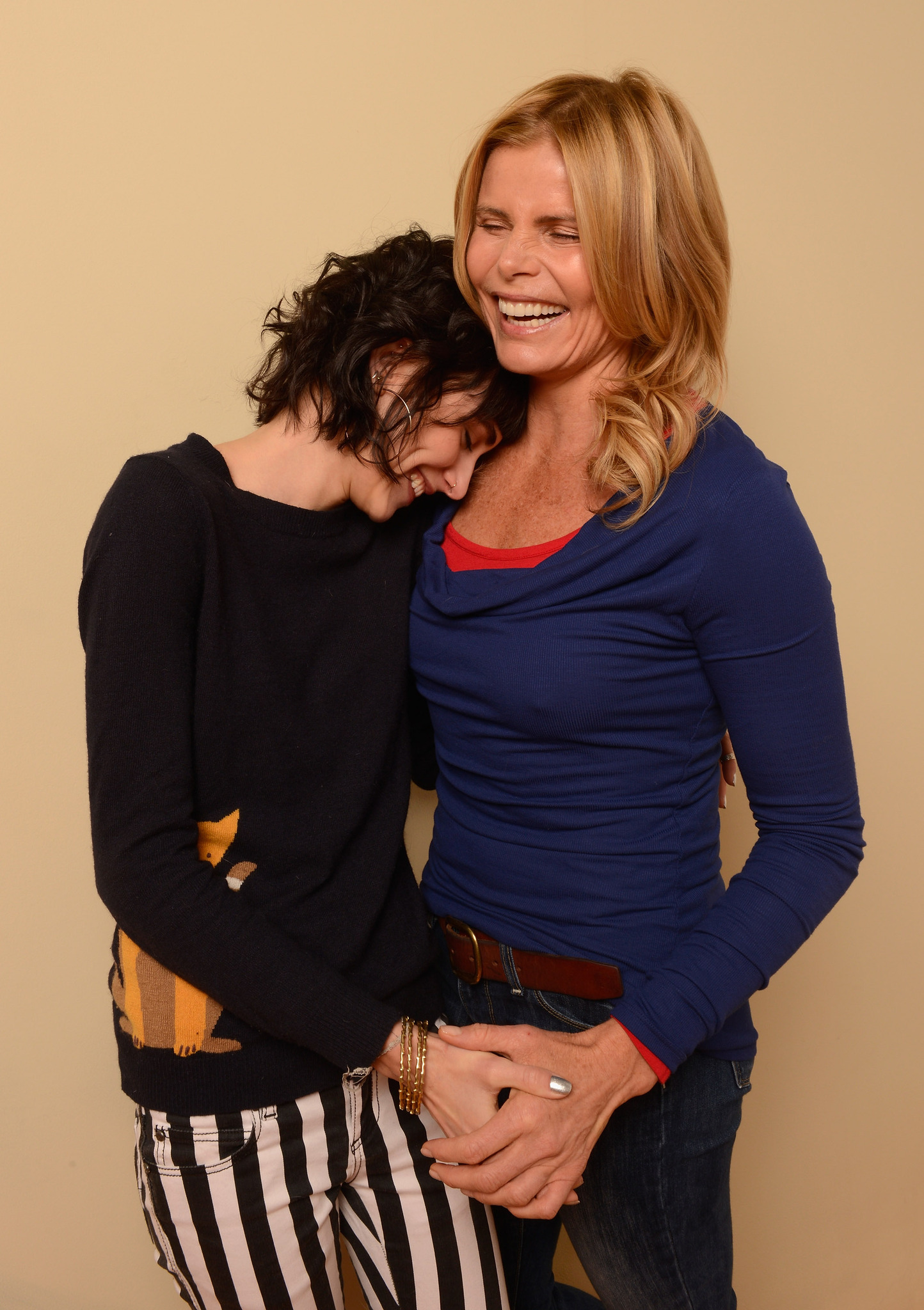 Mariel Hemingway and Langley Hemingway at event of Running from Crazy (2013)