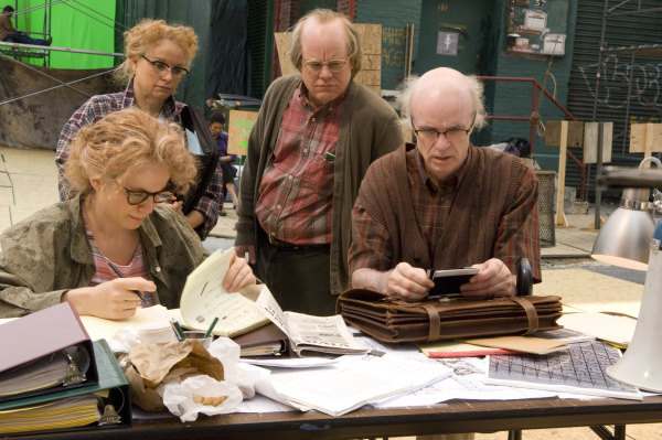 Still of Philip Seymour Hoffman and Tom Noonan in Synecdoche, New York (2008)