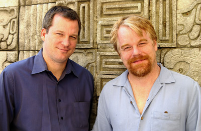 Philip Seymour Hoffman and Gordy Hoffman at event of Love Liza (2002)