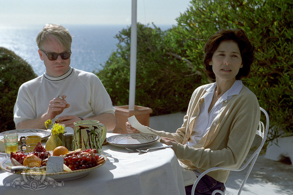 Still of Philip Seymour Hoffman and Catherine Keener in Capote (2005)