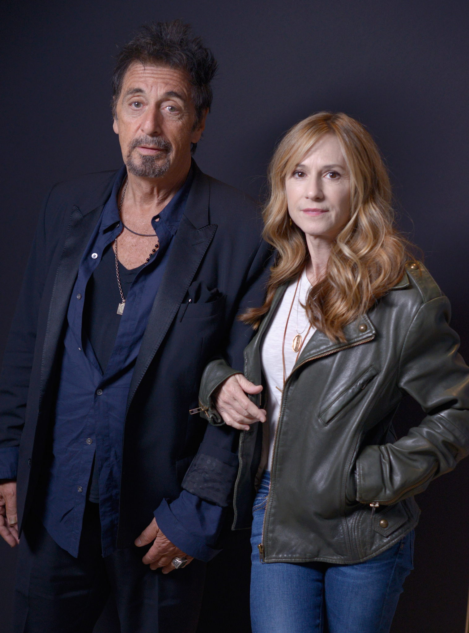 Al Pacino and Holly Hunter at event of Manglehorn (2014)
