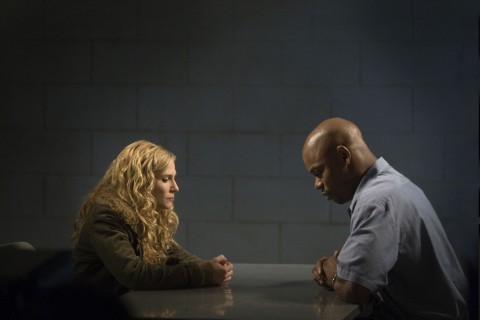 Still of Holly Hunter and Bokeem Woodbine in Saving Grace (2007)