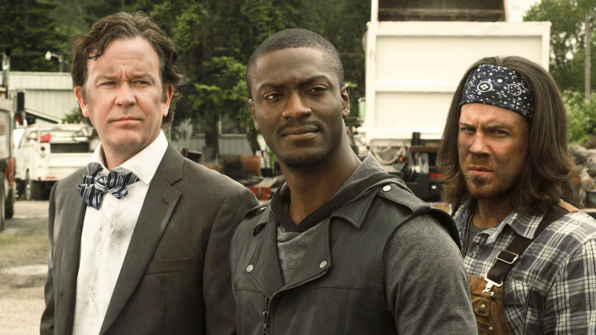 Still of Timothy Hutton, Aldis Hodge and Christian Kane in Svieto lygintojai (2008)