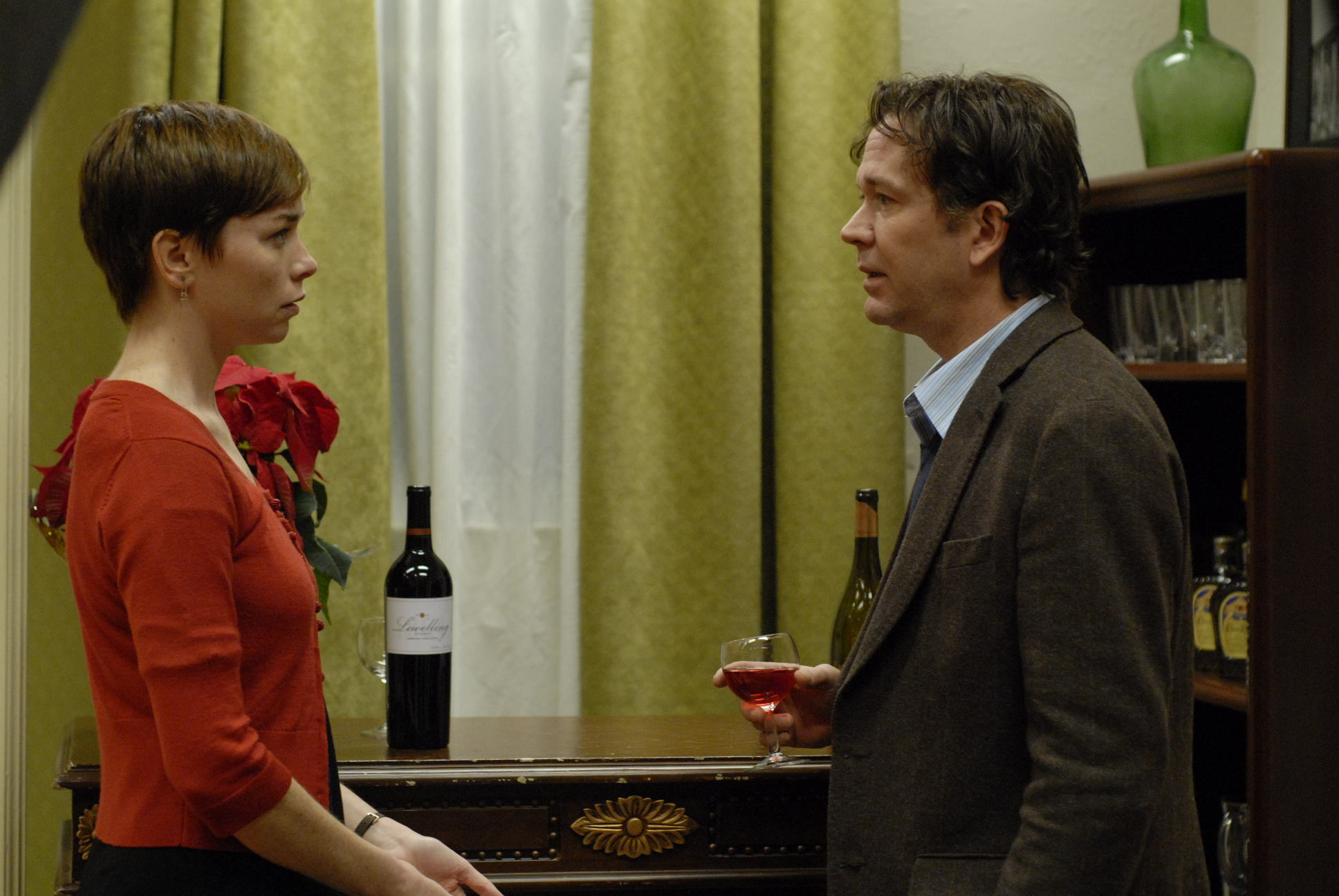 Still of Timothy Hutton and Julianne Nicholson in Brief Interviews with Hideous Men (2009)