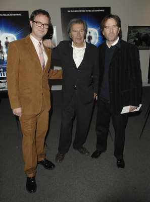 Timothy Hutton, Robert Shaye and Rainn Wilson at event of The Last Mimzy (2007)
