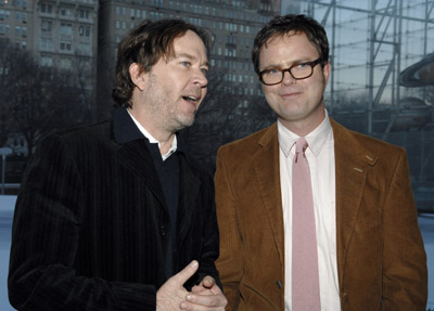 Timothy Hutton and Rainn Wilson at event of The Last Mimzy (2007)
