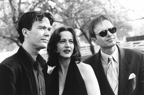 Still of Timothy Hutton, Joe Pantoliano and Michelle Burke in The Last Word (1995)