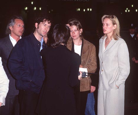Uma Thurman and Timothy Hutton at event of French Kiss (1995)