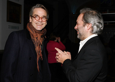 Jeremy Irons and Sam Mendes