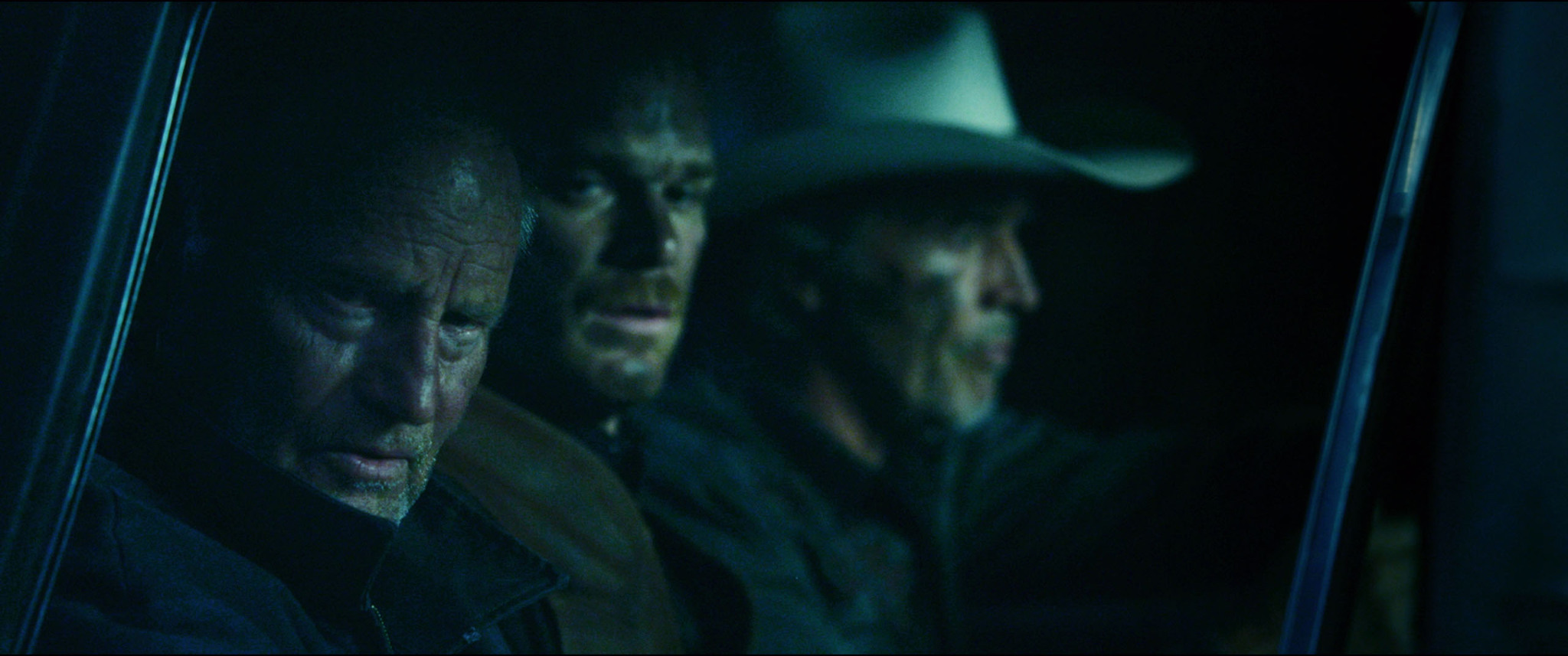 Still of Don Johnson, Sam Shepard and Michael C. Hall in Cold in July (2014)