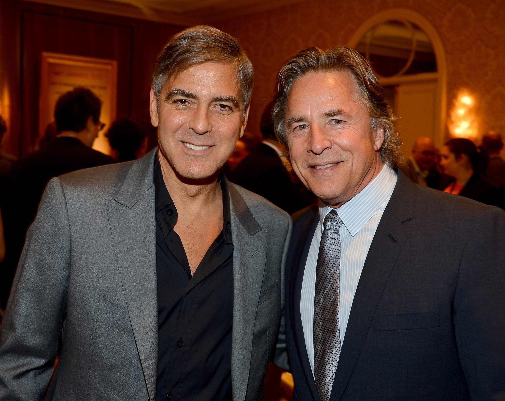 George Clooney and Don Johnson