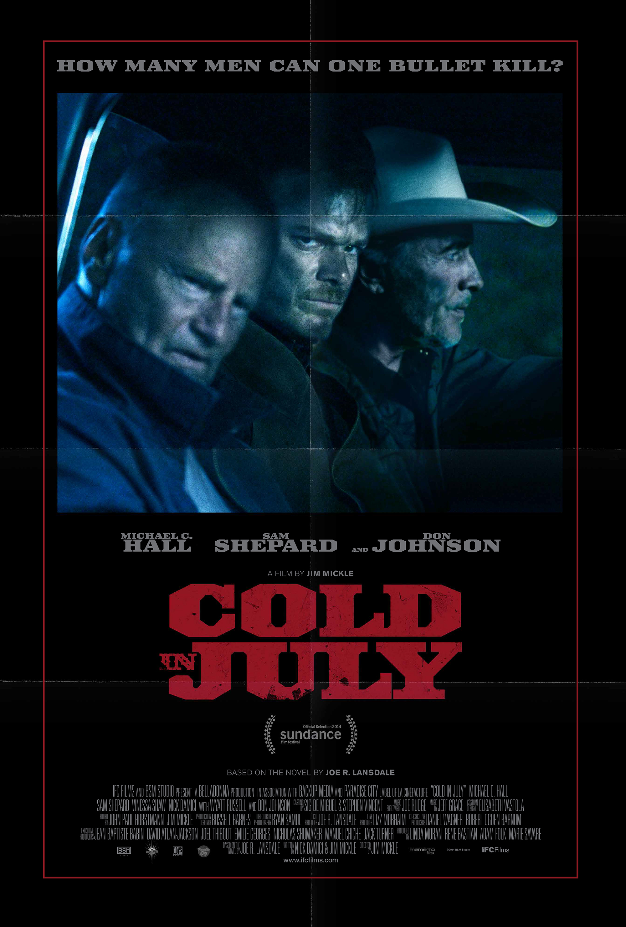 Don Johnson, Sam Shepard and Michael C. Hall in Cold in July (2014)
