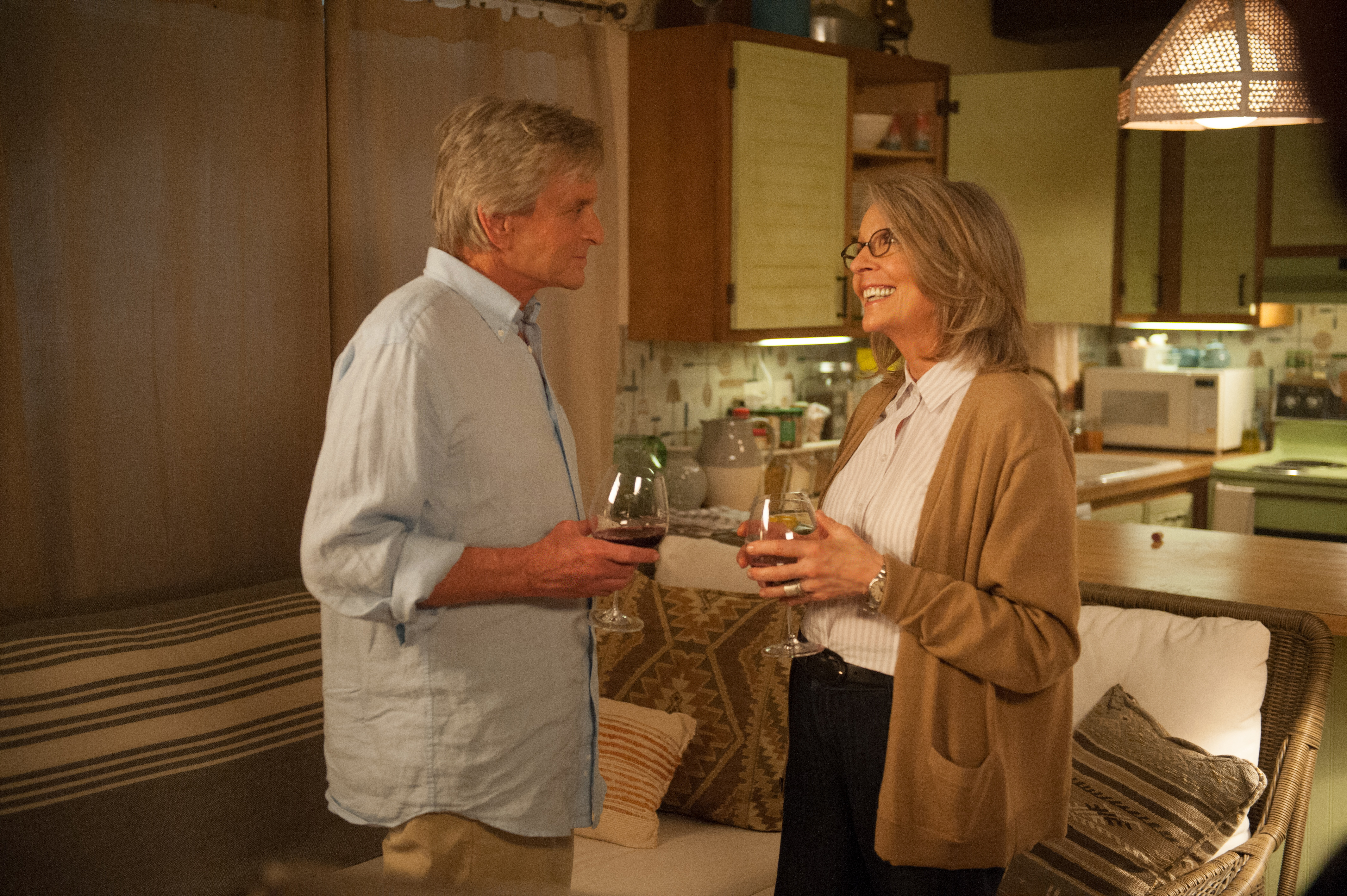 Still of Michael Douglas and Diane Keaton in Kai ateina ji (2014)