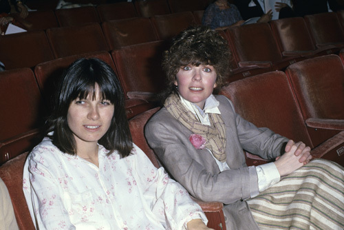 Diane Keaton with her sister Dorrie Hall at 