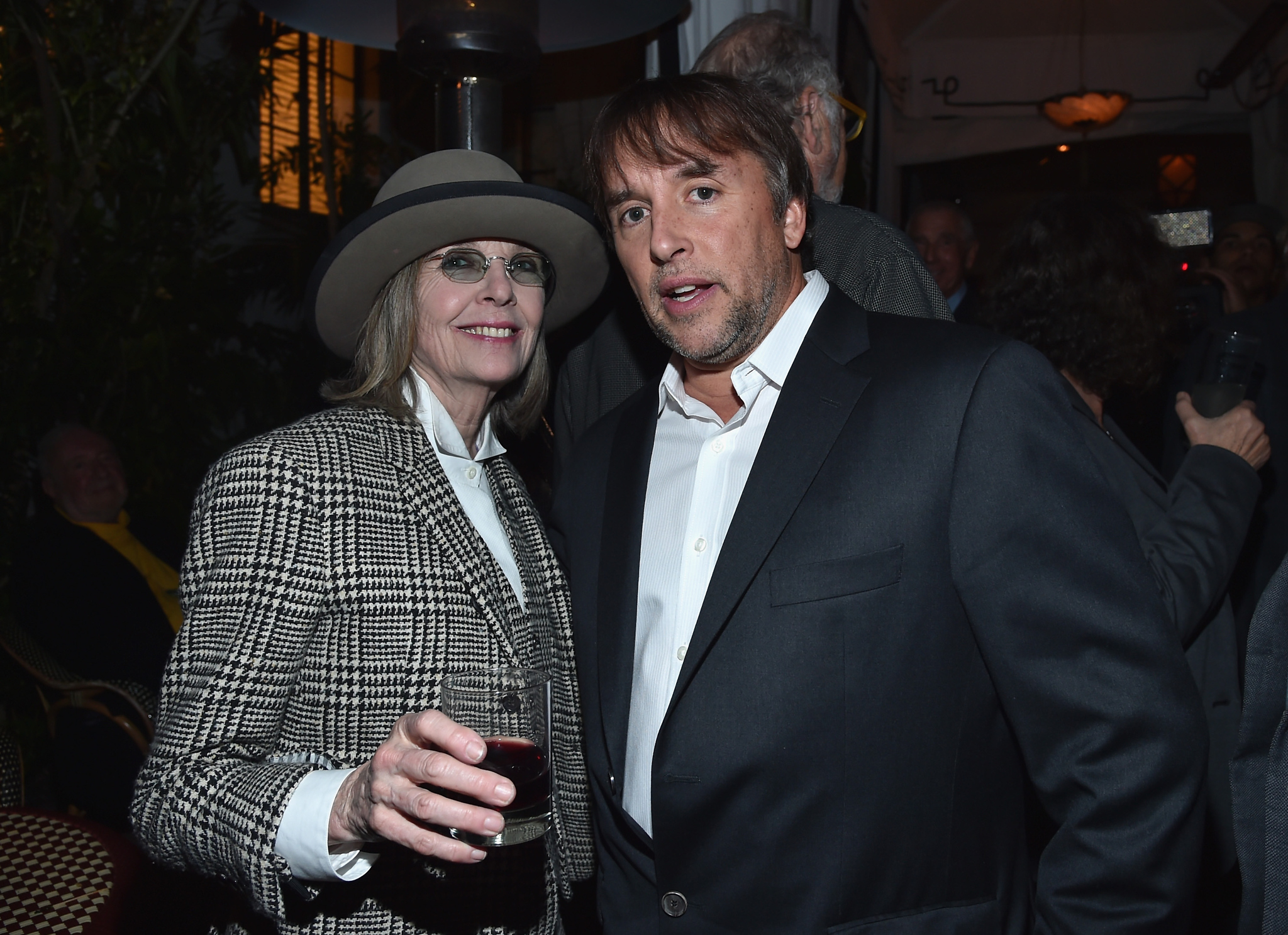 Diane Keaton and Richard Linklater at event of Vaikyste (2014)
