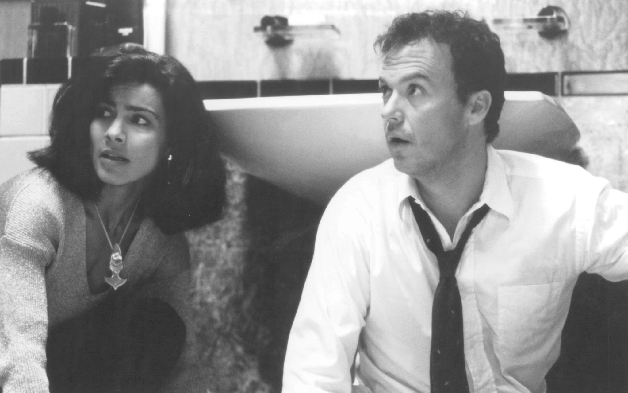 Still of Michael Keaton and Rachel Ticotin in One Good Cop (1991)