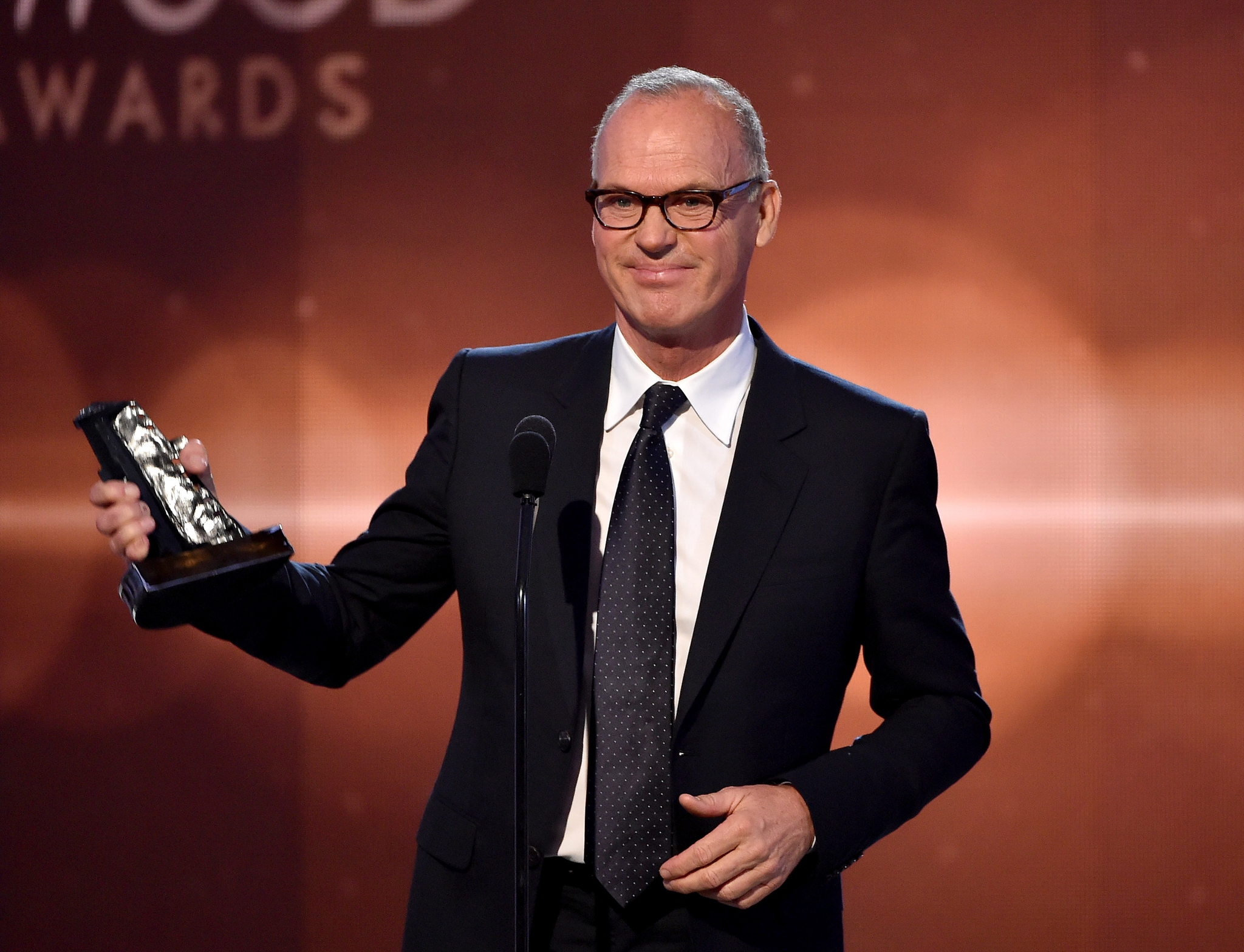 Michael Keaton at event of Hollywood Film Awards (2014)