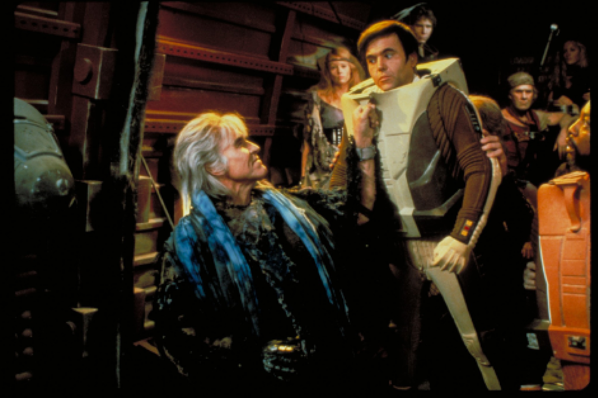 Still of Walter Koenig and Ricardo Montalban in Star Trek: The Wrath of Khan (1982)