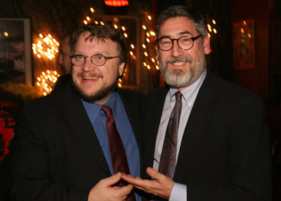 John Landis and Guillermo del Toro at event of Pan's Labyrinth (2006)