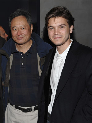 Ang Lee and Emile Hirsch at event of Milk (2008)