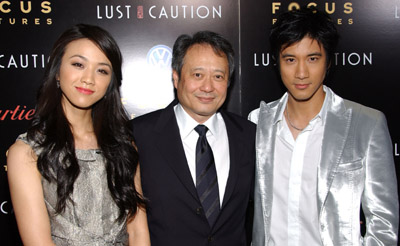 Ang Lee, Leehom Wang and Wei Tang at event of Se, jie (2007)