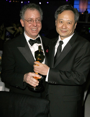 Ang Lee and James Schamus at event of The 78th Annual Academy Awards (2006)
