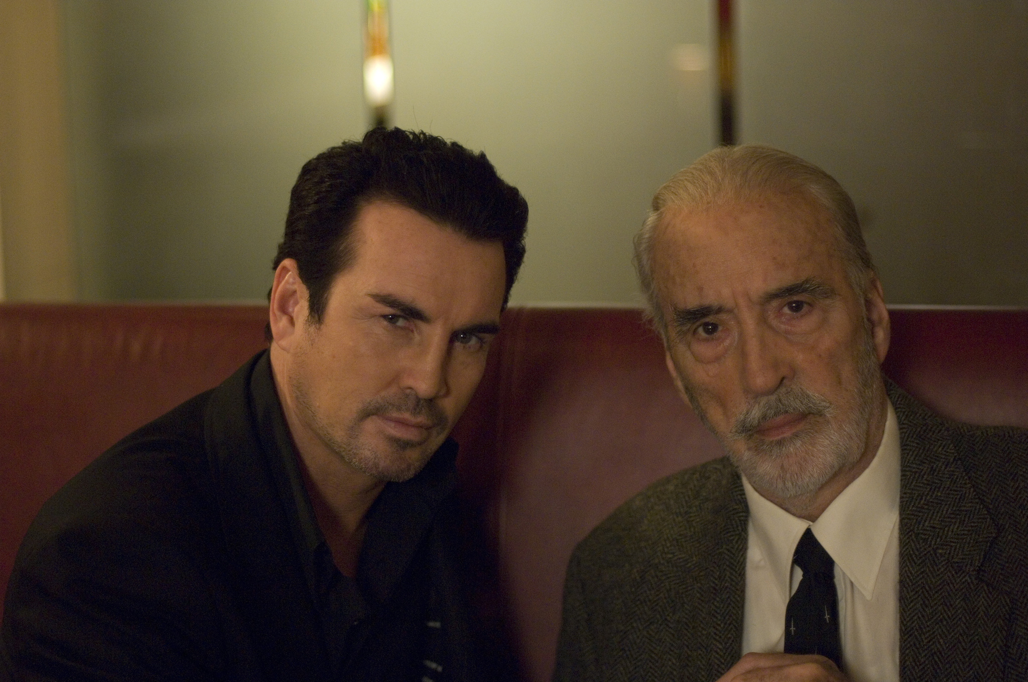 Still of Christopher Lee and Gary Stretch in The Heavy (2010)