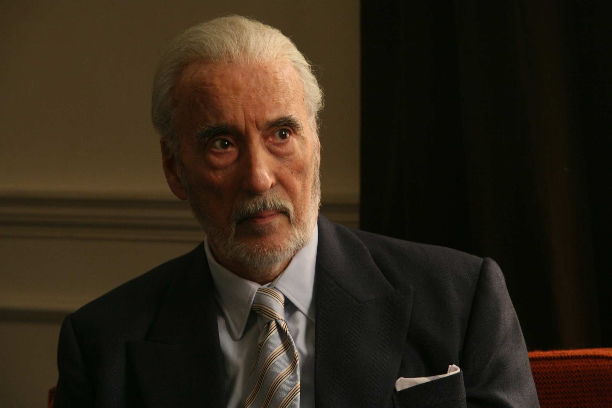 Still of Christopher Lee in Triage (2009)