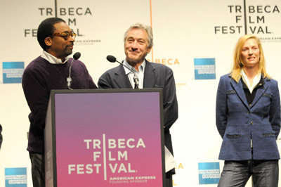 Robert De Niro, Uma Thurman and Spike Lee