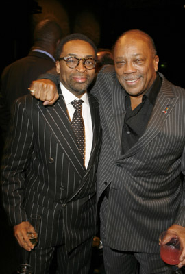 Spike Lee and Quincy Jones
